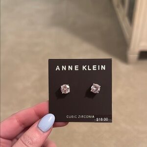 Anne Klein Sparkling Cubic Zirconia Earrings